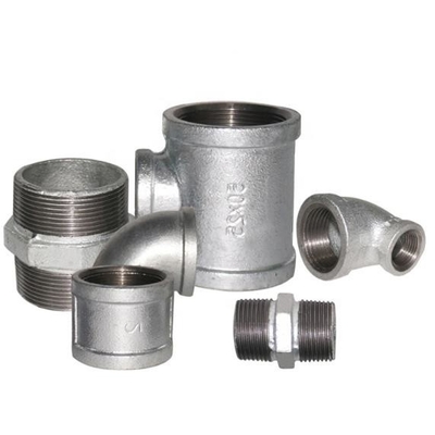 Le coude inoxydable du tuyau d'acier Sch40 a forgé le montage fileté d'adaptateur masculin