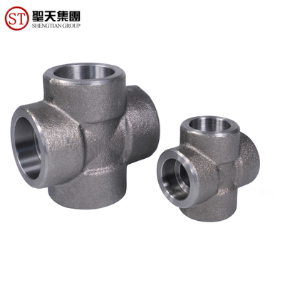 Pièce en t hydraulique standard des syndicats de montage de tuyau d'acier au carbone de TNP 1/8 pouce